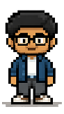 Ilham's pixel avatar