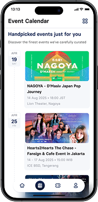 Event Calendar list view
