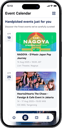 Event Calendar list view